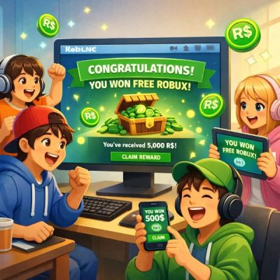 Nhận Robux từ hình thức Giveaway